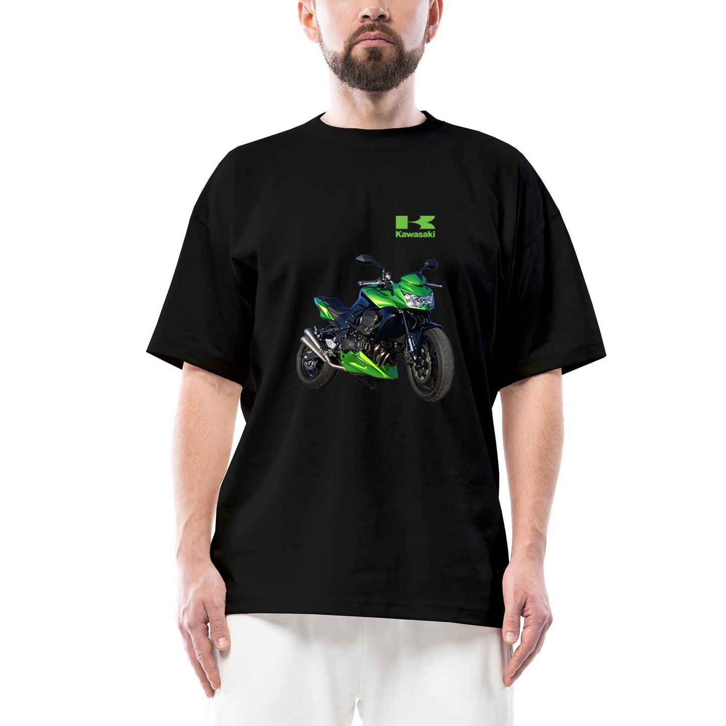 Kawasaki Z750 Oversize Siyah Tişört