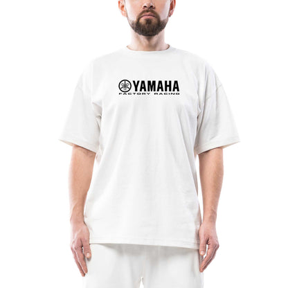 Yamaha Factory Racing Oversize Beyaz Tişört