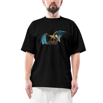 Baby Dragon Oversize Siyah Tişört