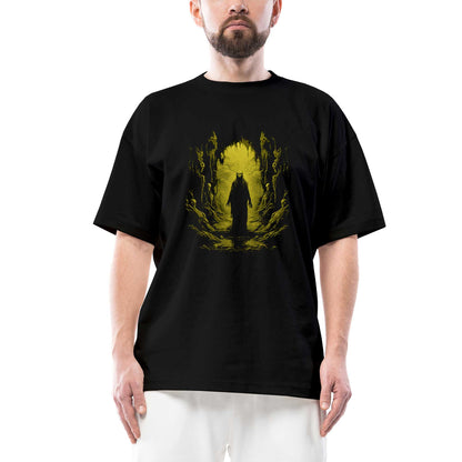Ghoul's Catacombs Oversize Siyah Tişört