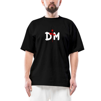 Depeche Mode Logo Oversize Siyah Tişört