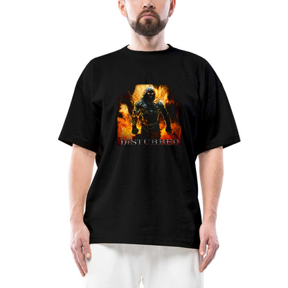 Disturbed Indestructible Oversize Siyah Tişört