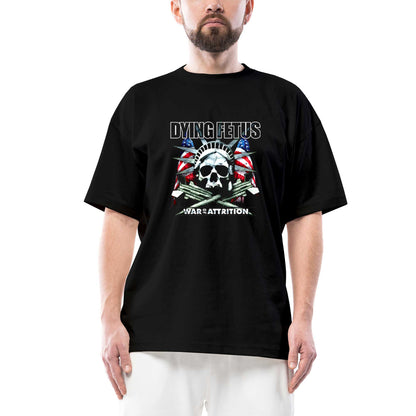 Dying Fetus War Of Attrition Oversize Siyah Tişört