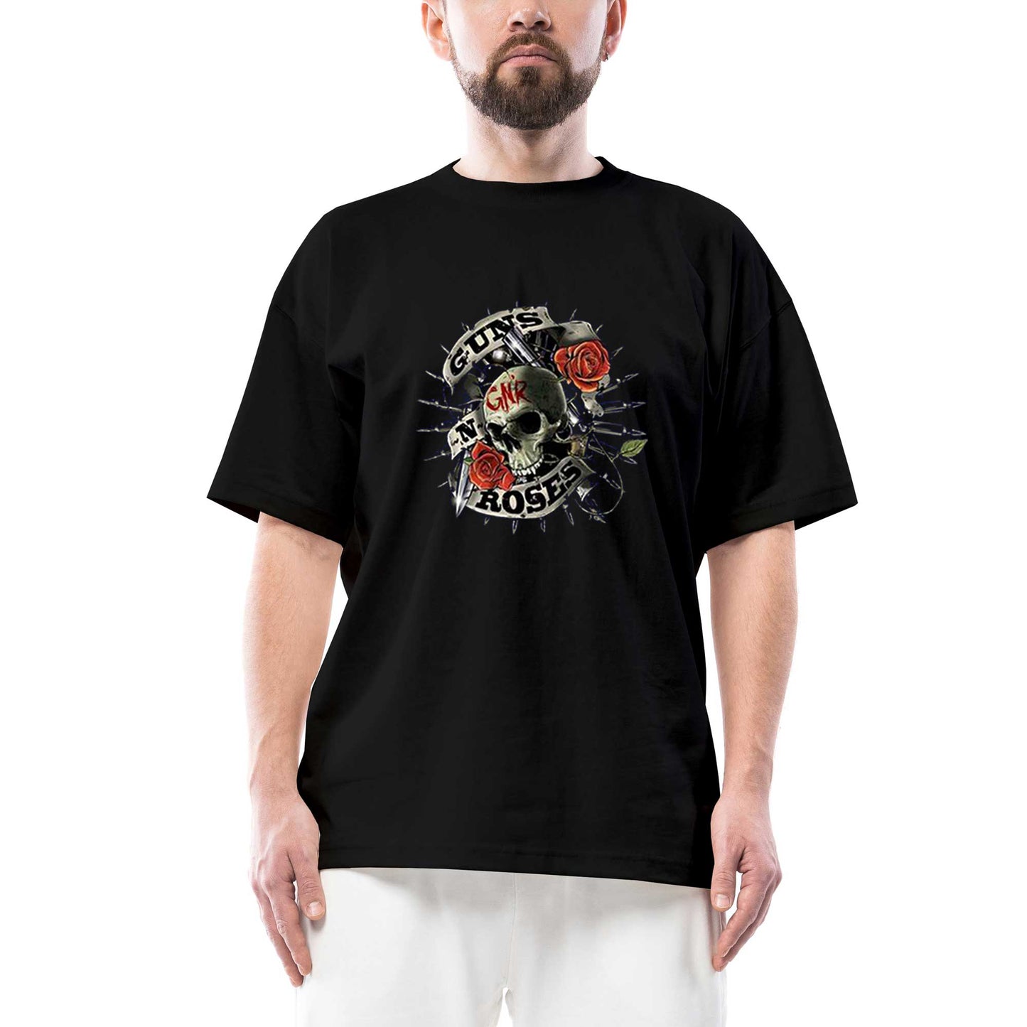Gun N Roses Firepower Oversize Siyah Tişört