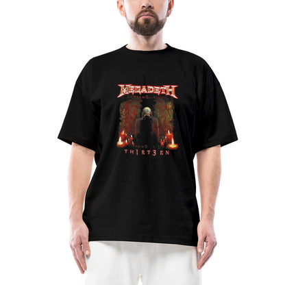 Megadeth Thirteen Oversize Siyah Tişört