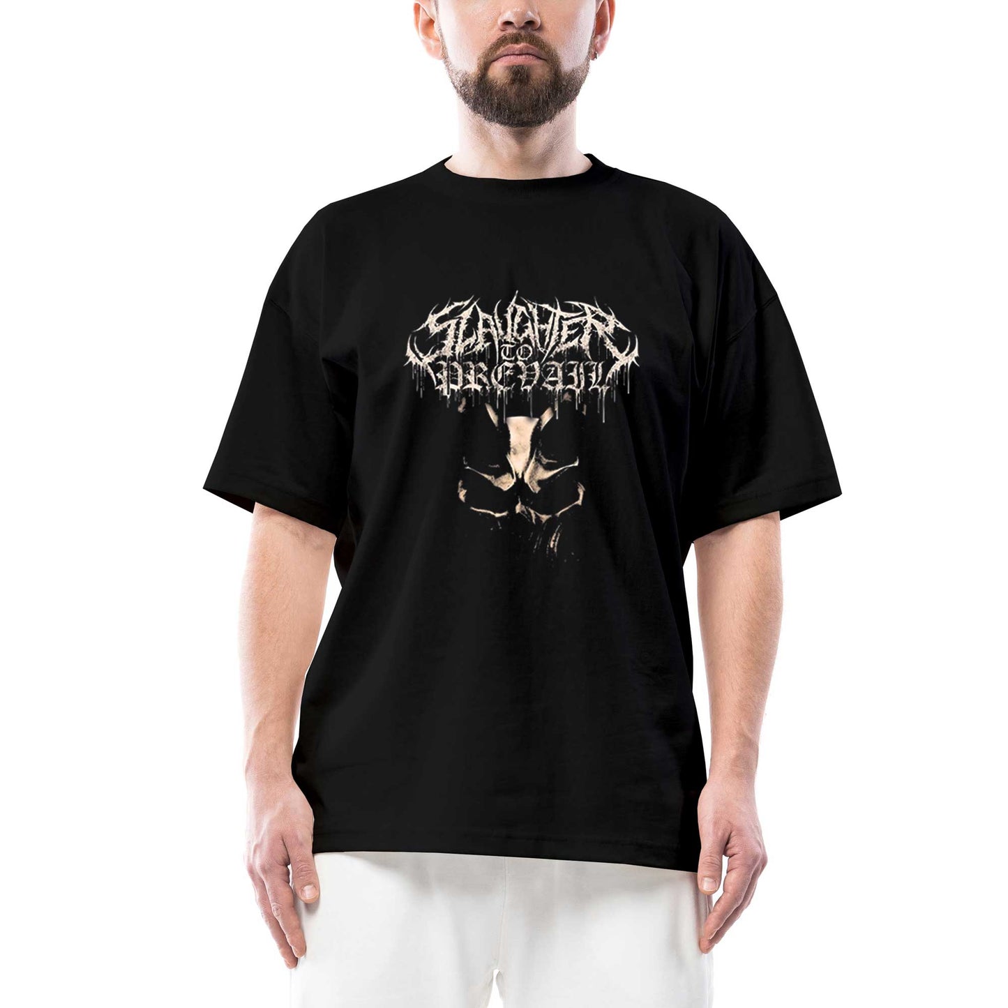 Slaughter To Prevail Misery Sermon Oversize Siyah Tişört