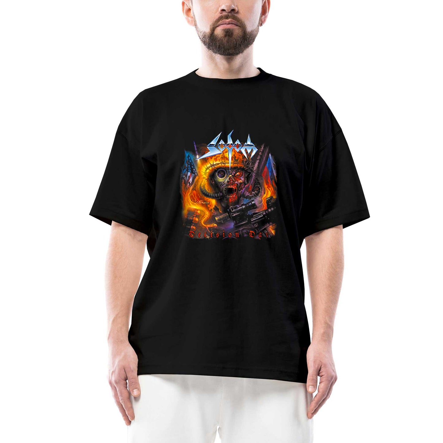 Sodom Decision Day Oversize Siyah Tişört