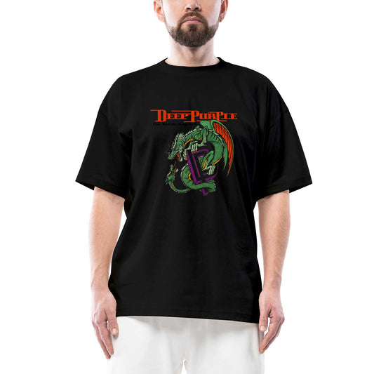 Deep Purple The Battle Rages Oversize Beyaz Tişört