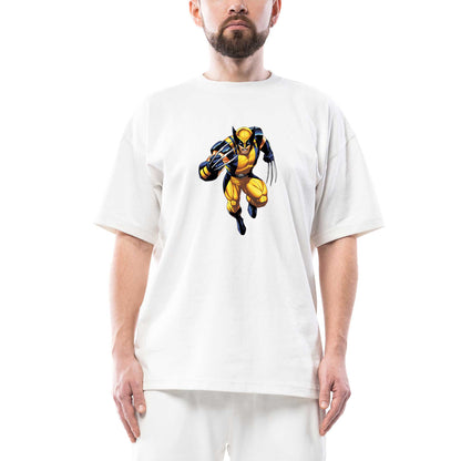 Wolverine Warrior Oversize Beyaz Tişört