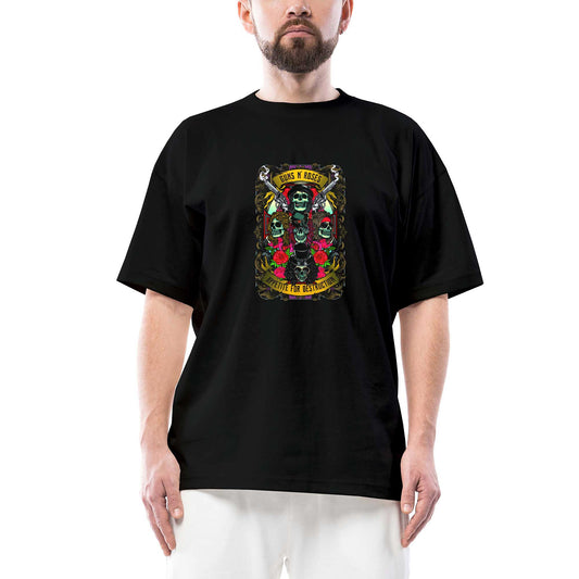 Guns N Roses Appetıte Destruction Oversize Siyah Tişört