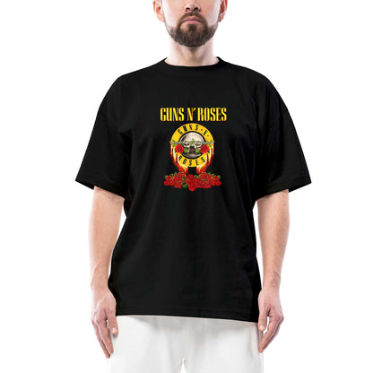 Guns N Roses Hands and Light Oversize Siyah Tişört