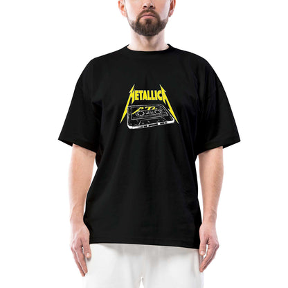 Metallica Tape Oversize Siyah Tişört