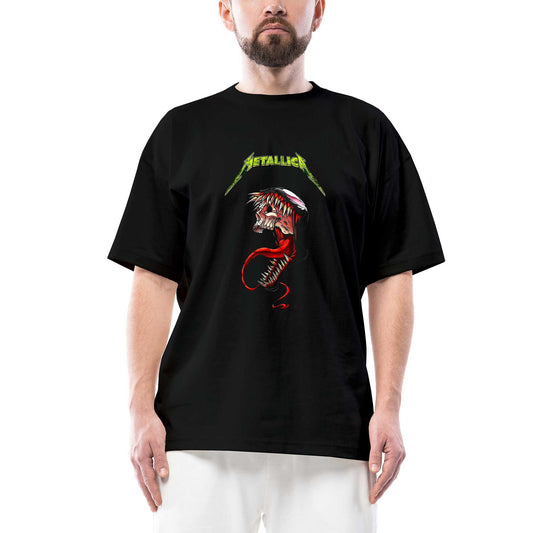 Metallica Venom Oversize Siyah Tişört