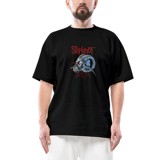 Slipknot Ram Head Oversize Siyah Tişört