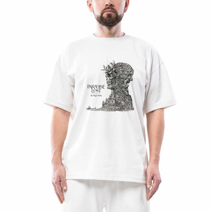 Paradise Lost The Plague Within Oversize Beyaz Tişört
