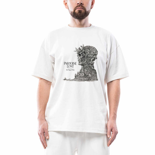 Paradise Lost The Plague Within Oversize Beyaz Tişört