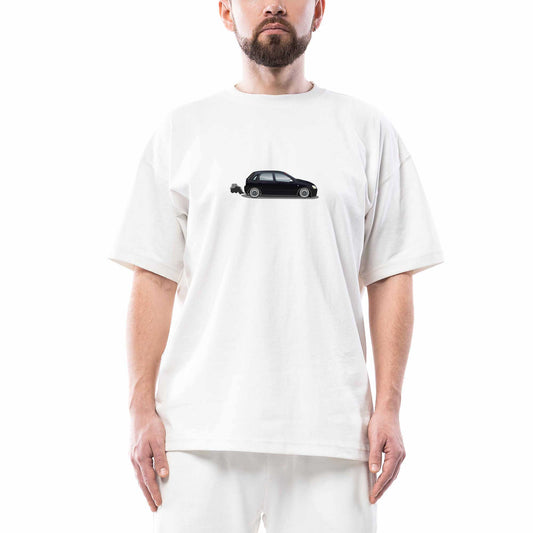 Opel Corsa Oversize Beyaz Tişört