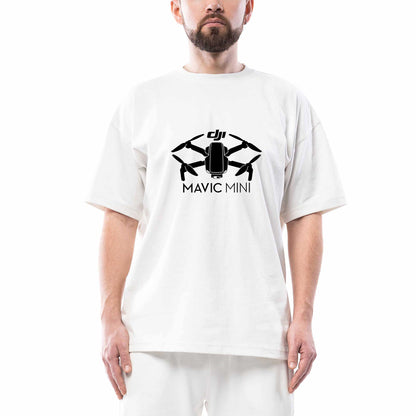 Dji Mavic Mini Oversize Beyaz Tişört