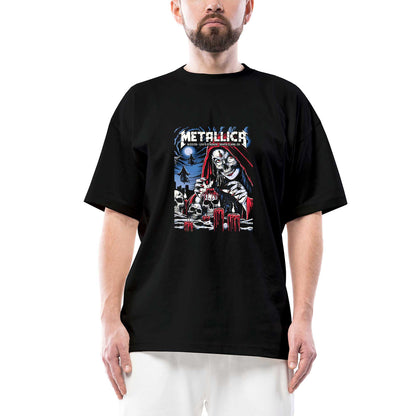 Metallica 2025 Tour Oversize Siyah Tişört