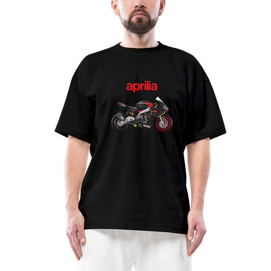 Aprilia 675RS Oversize Siyah Tişört