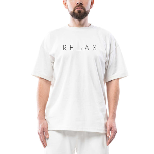 Relax Oversize Beyaz Tişört