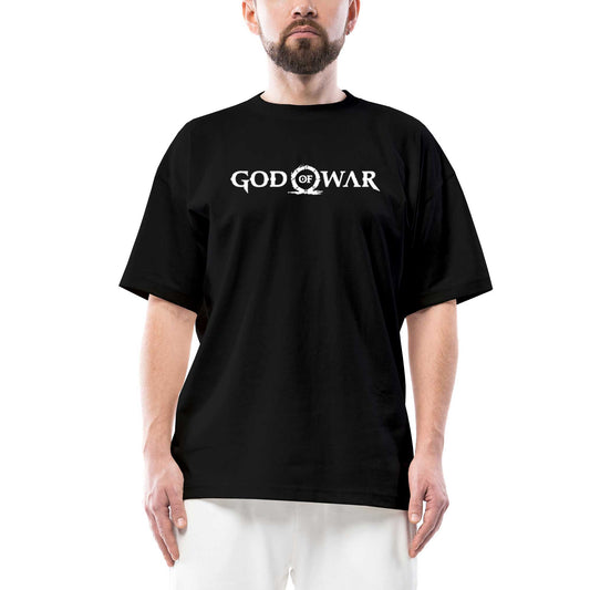 God of War Classic Oversize Siyah Tişört