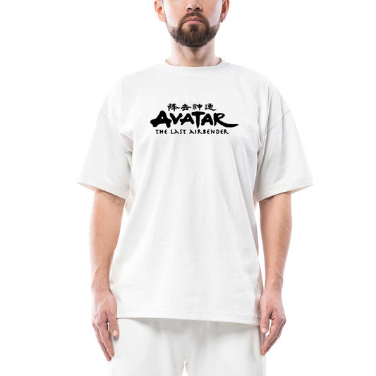 Avatar The Last Airbender Oversize Beyaz Tişört