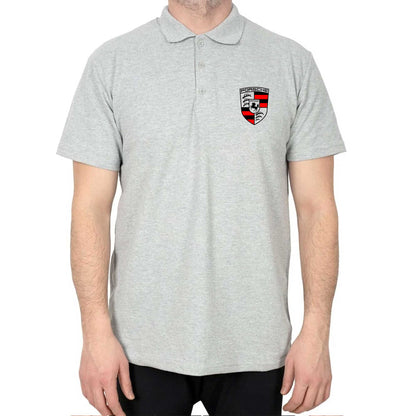 Porsche Polo Yaka Renkli Tişört