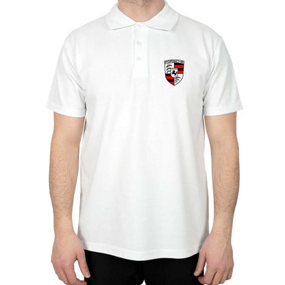 Porsche Polo Yaka Renkli Tişört