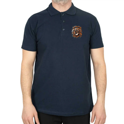 Leon Silüet Polo Yaka Renkli Tişört
