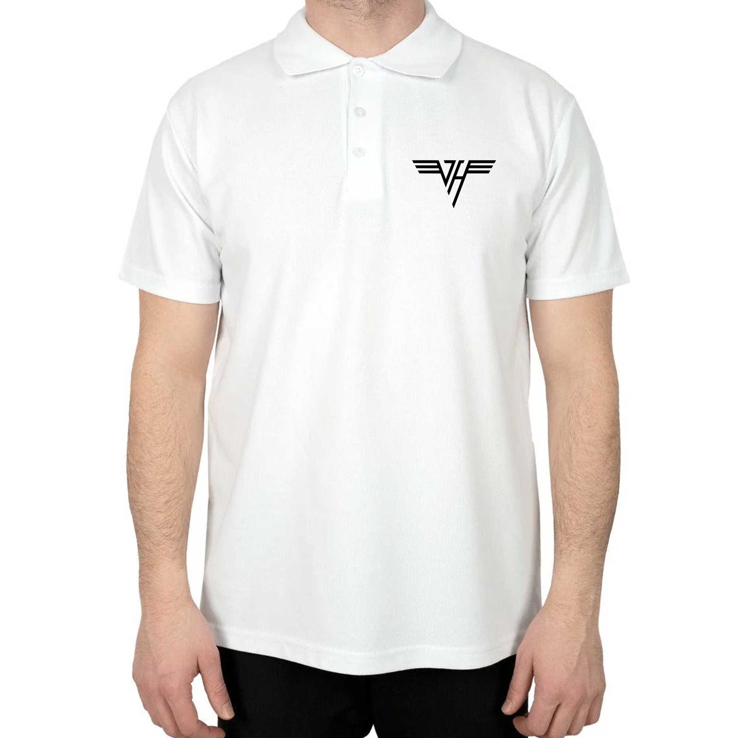 Van Halen Logo Classic Polo Yaka Renkli Tişört