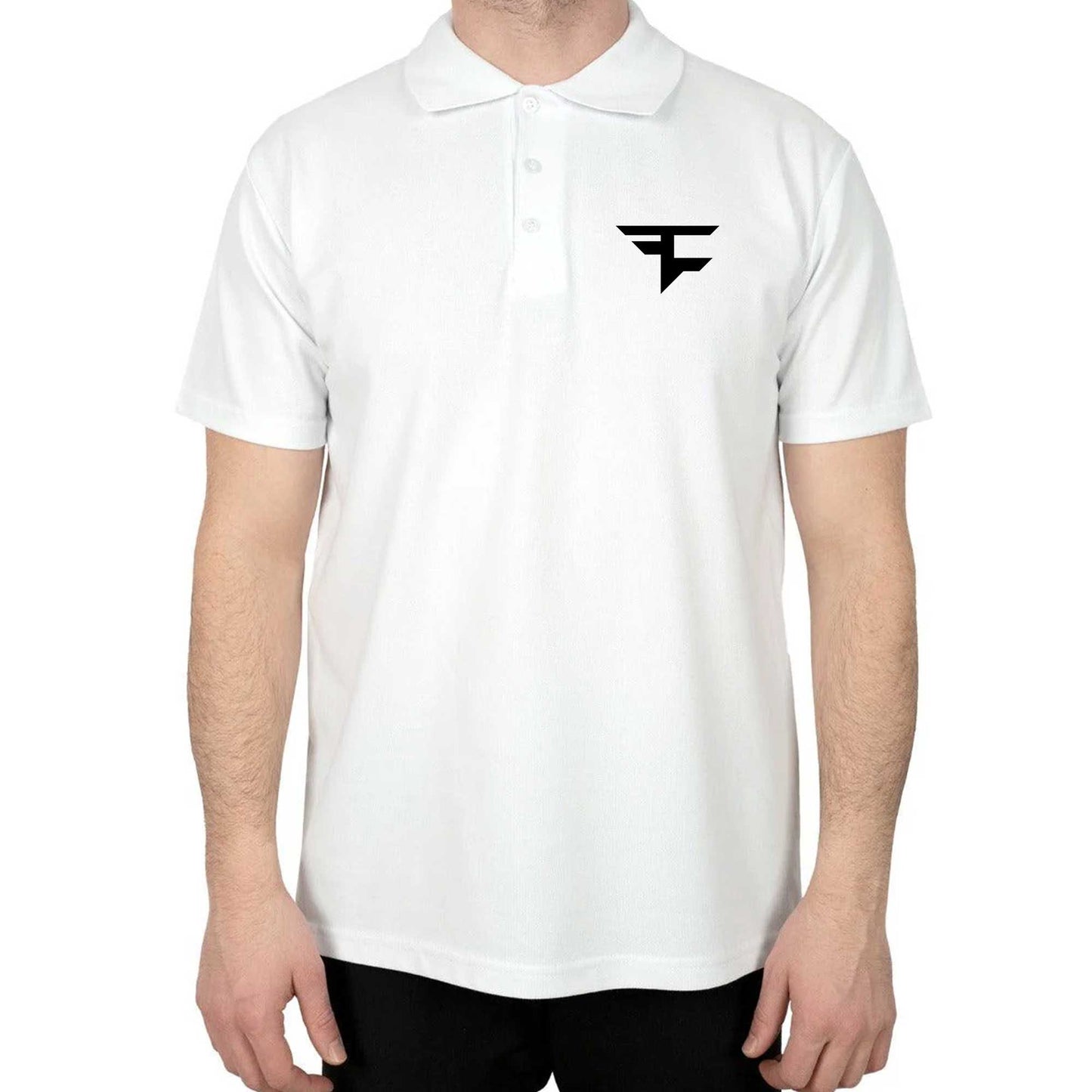 Faze Clan Red Polo Yaka Renkli Tişört