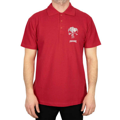 Punisher Confident Polo Yaka Renkli Tişört
