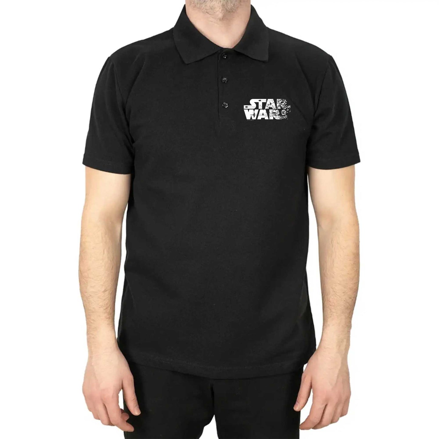 Star Wars Logo 2 Polo Yaka Renkli Tişört