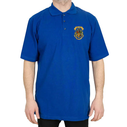 Harry Potter Hogwarts Logo Polo Yaka Renkli Tişört