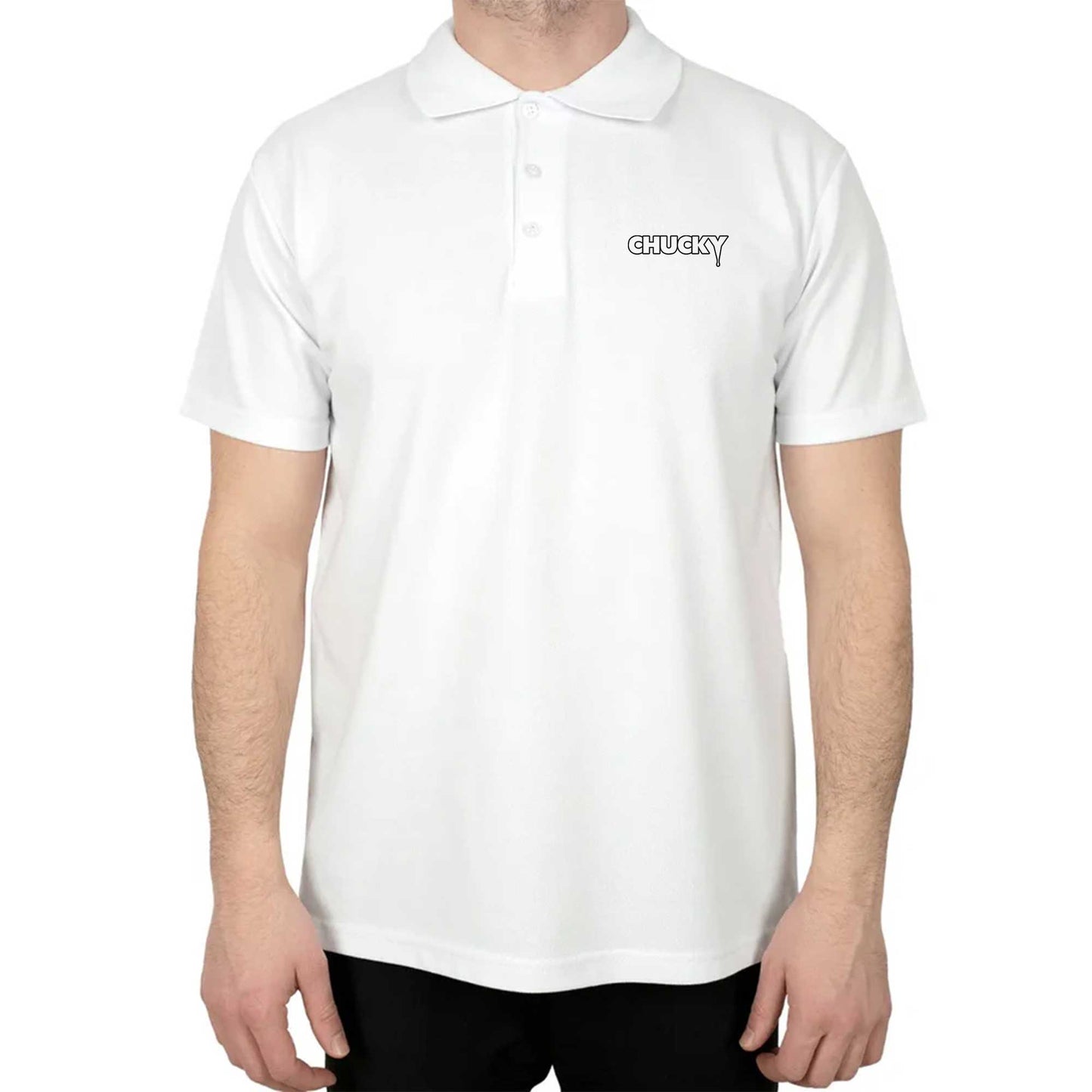 Chucky Logo Polo Yaka Renkli Tişört