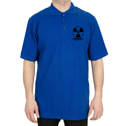 Chernobyl Never Again Polo Yaka Renkli Tişört