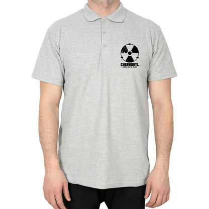 Chernobyl Never Again Polo Yaka Renkli Tişört