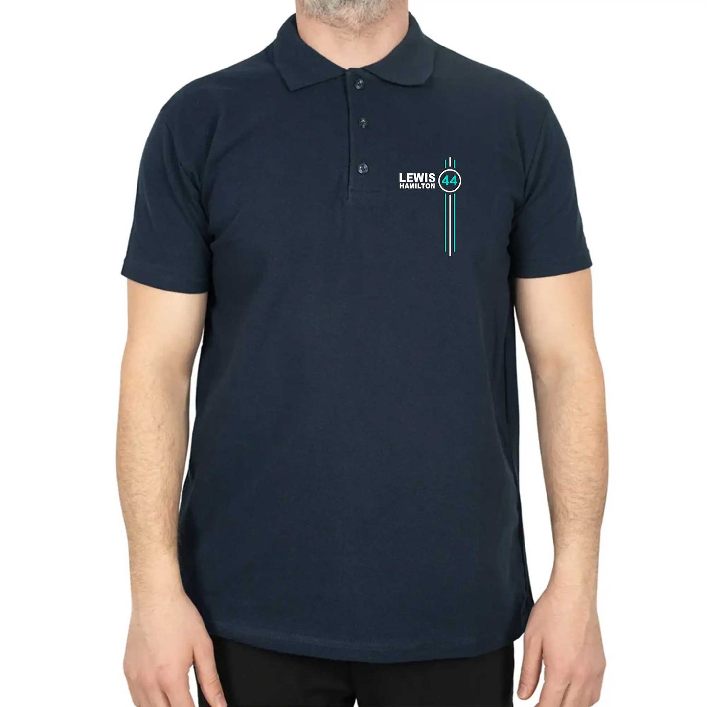 Lewis Hamilton 44 Polo Yaka Renkli Tişört