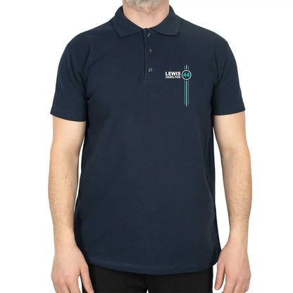 Lewis Hamilton 44 Polo Yaka Renkli Tişört