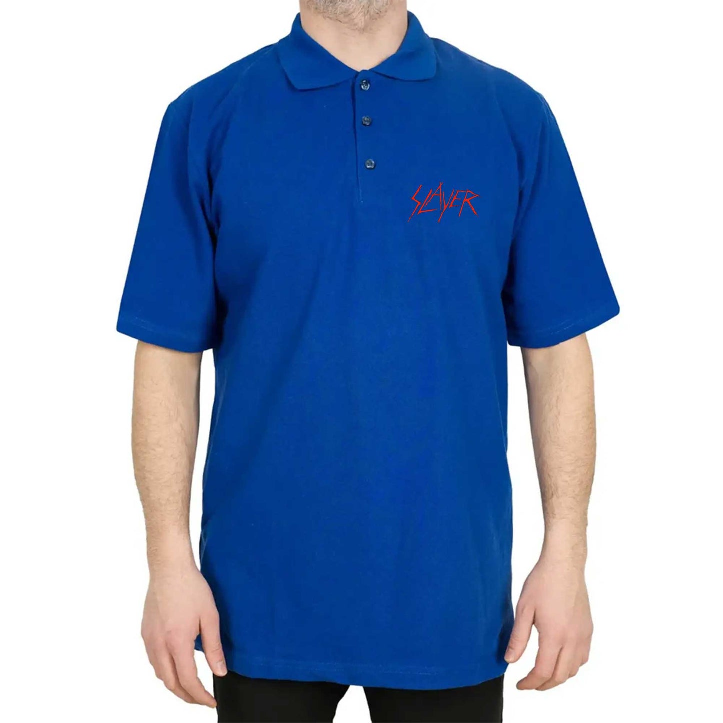 Slayer Logo Polo Yaka Renkli Tişört