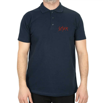 Slayer Logo Polo Yaka Renkli Tişört