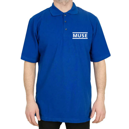 Muse Logo Polo Yaka Renkli Tişört