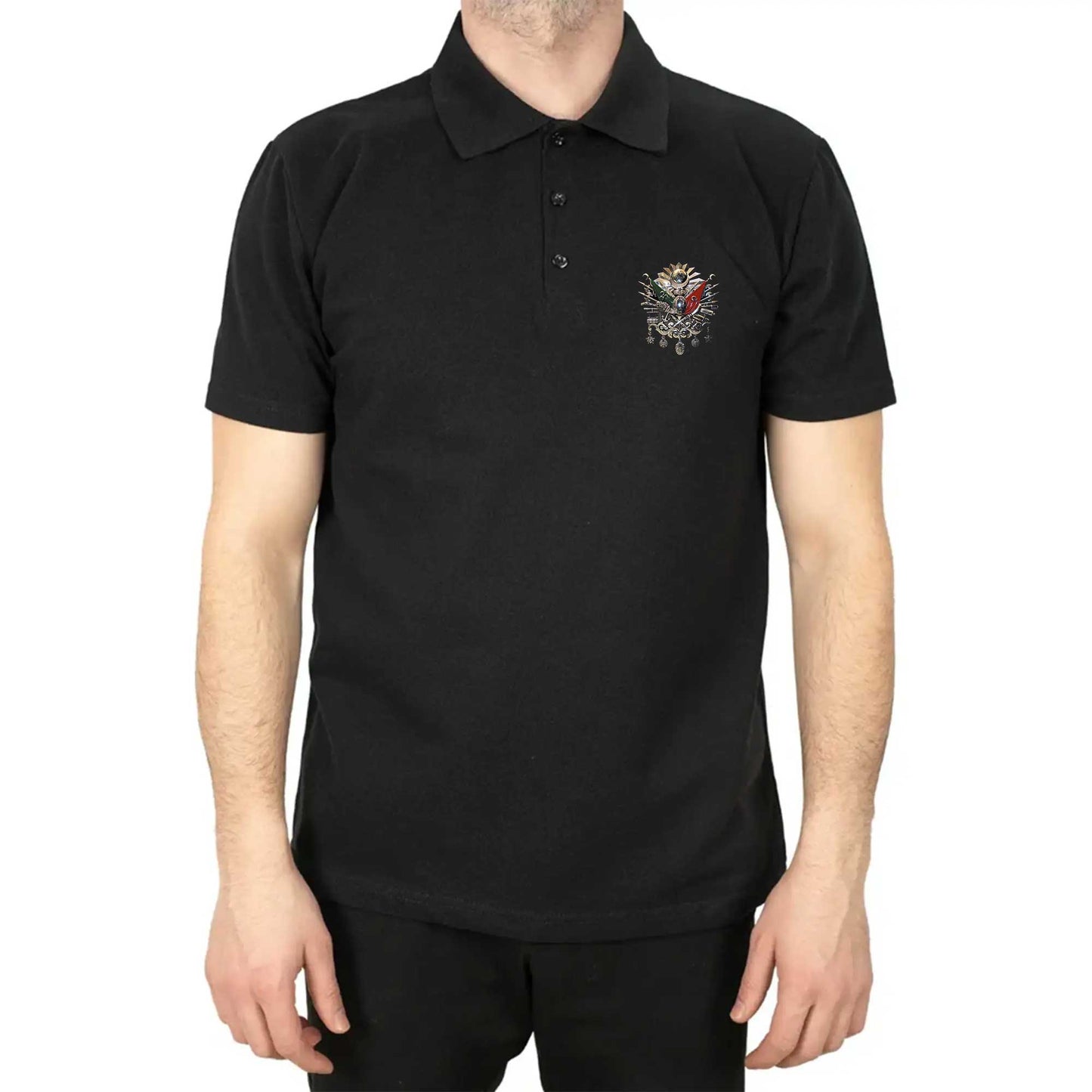 Osmanlı Arma Polo Yaka Renkli Tişört