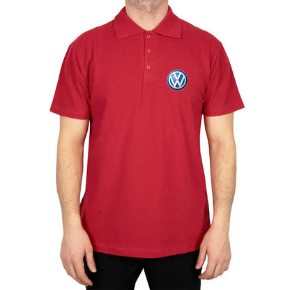 Volkswagen Logo Polo Yaka Renkli Tişört