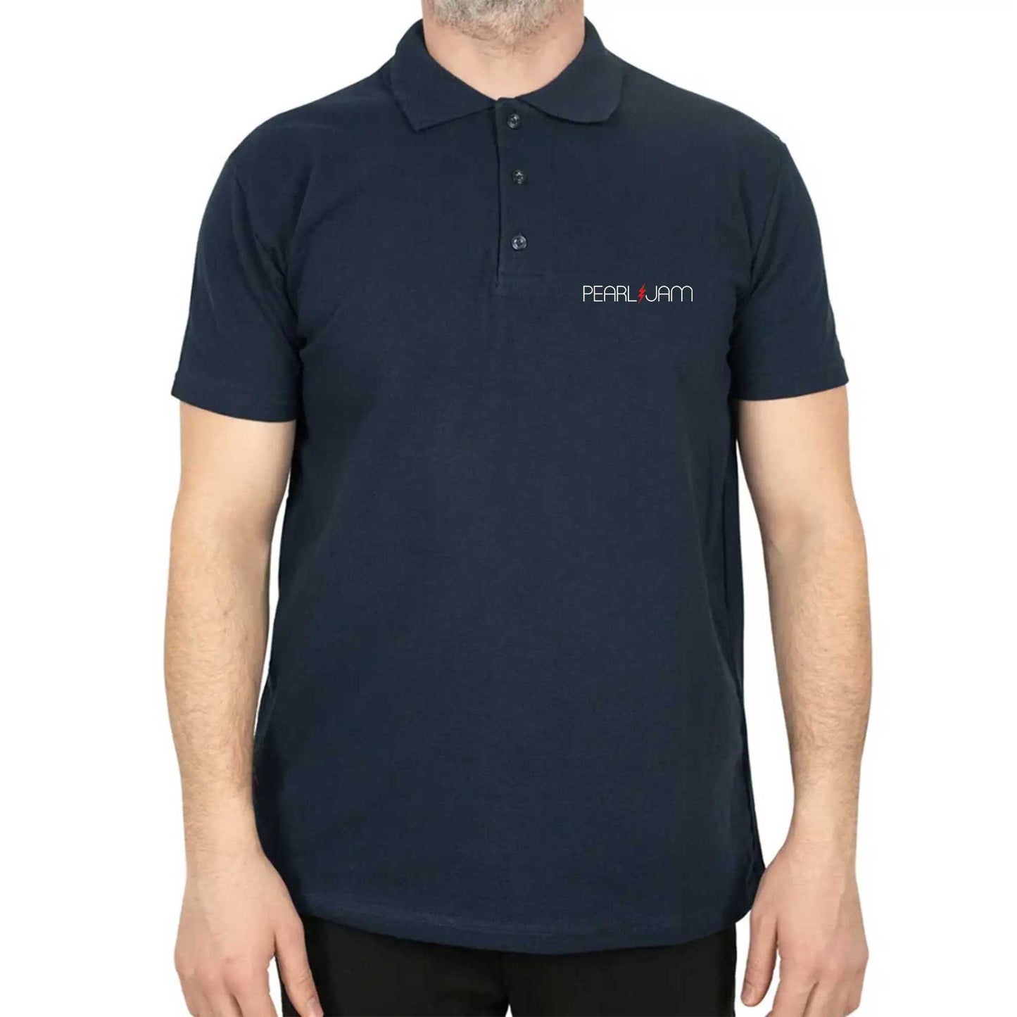 Pearl Jam Lighting Polo Yaka Renkli Tişört