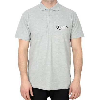 Queen Logo Polo Yaka Renkli Tişört