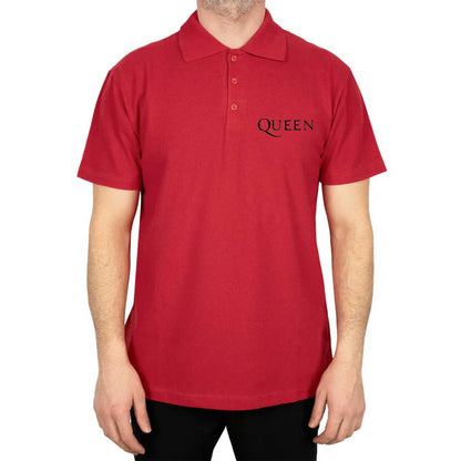 Queen Logo Polo Yaka Renkli Tişört