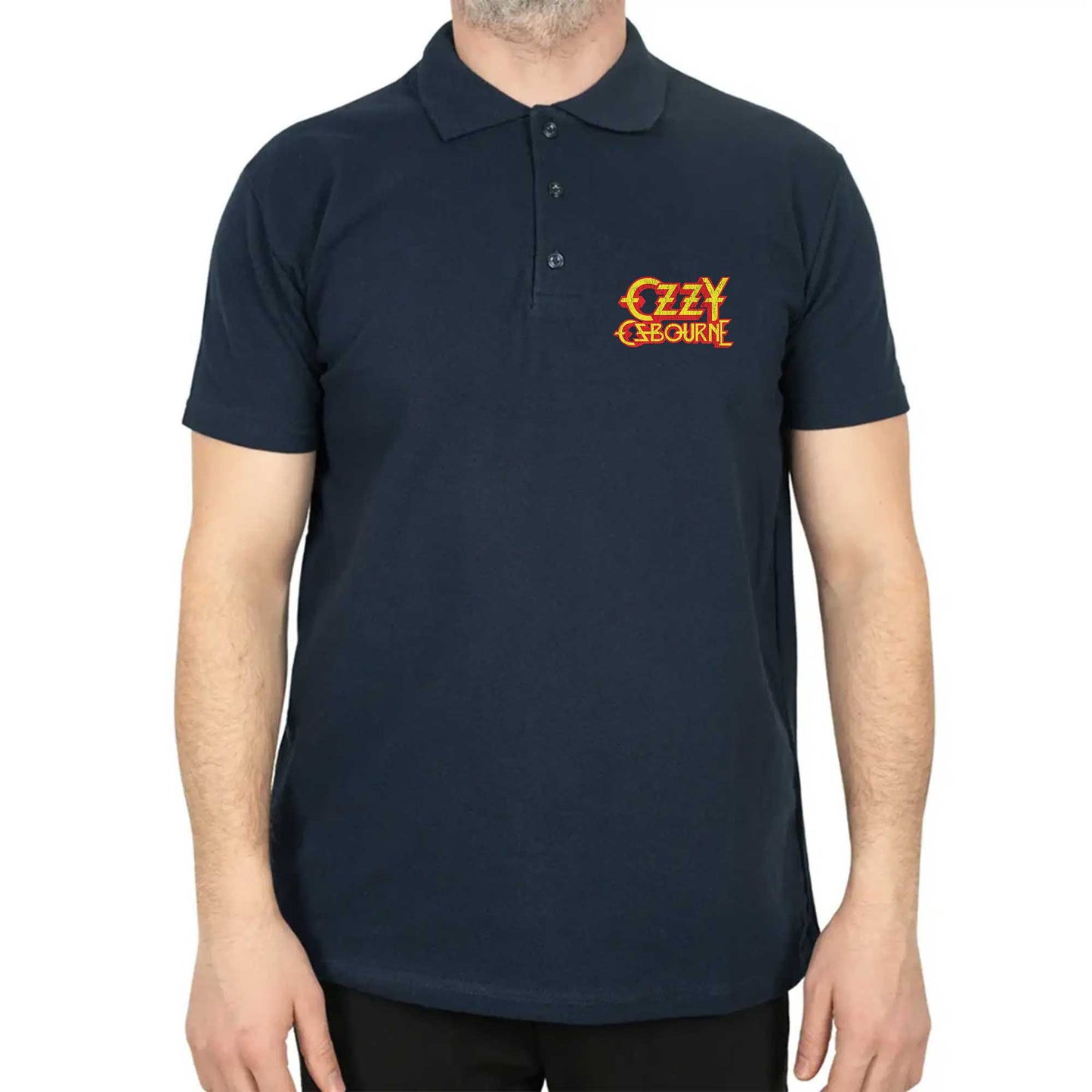 Ozzy Osbourne Polo Yaka Renkli Tişört