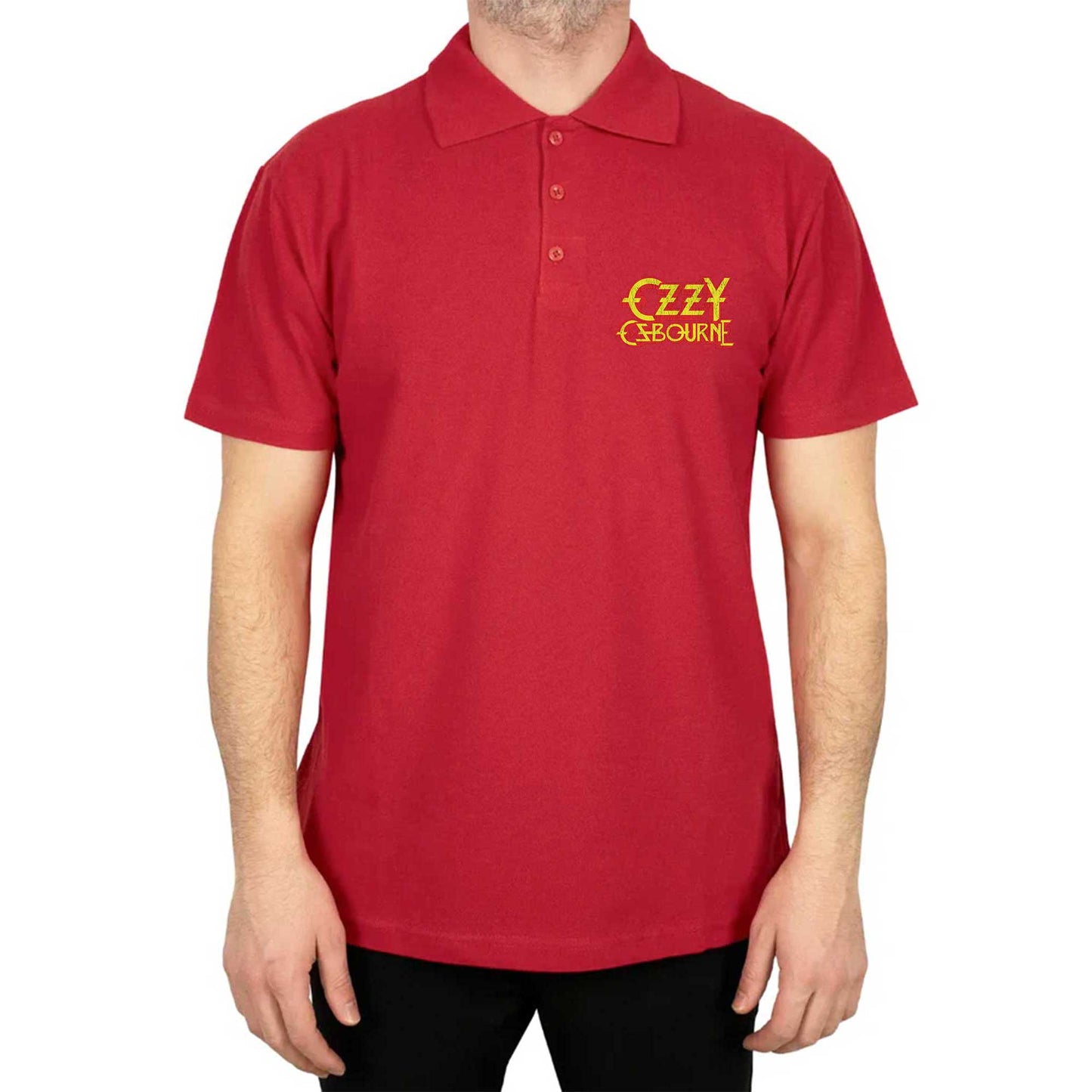 Ozzy Osbourne Polo Yaka Renkli Tişört